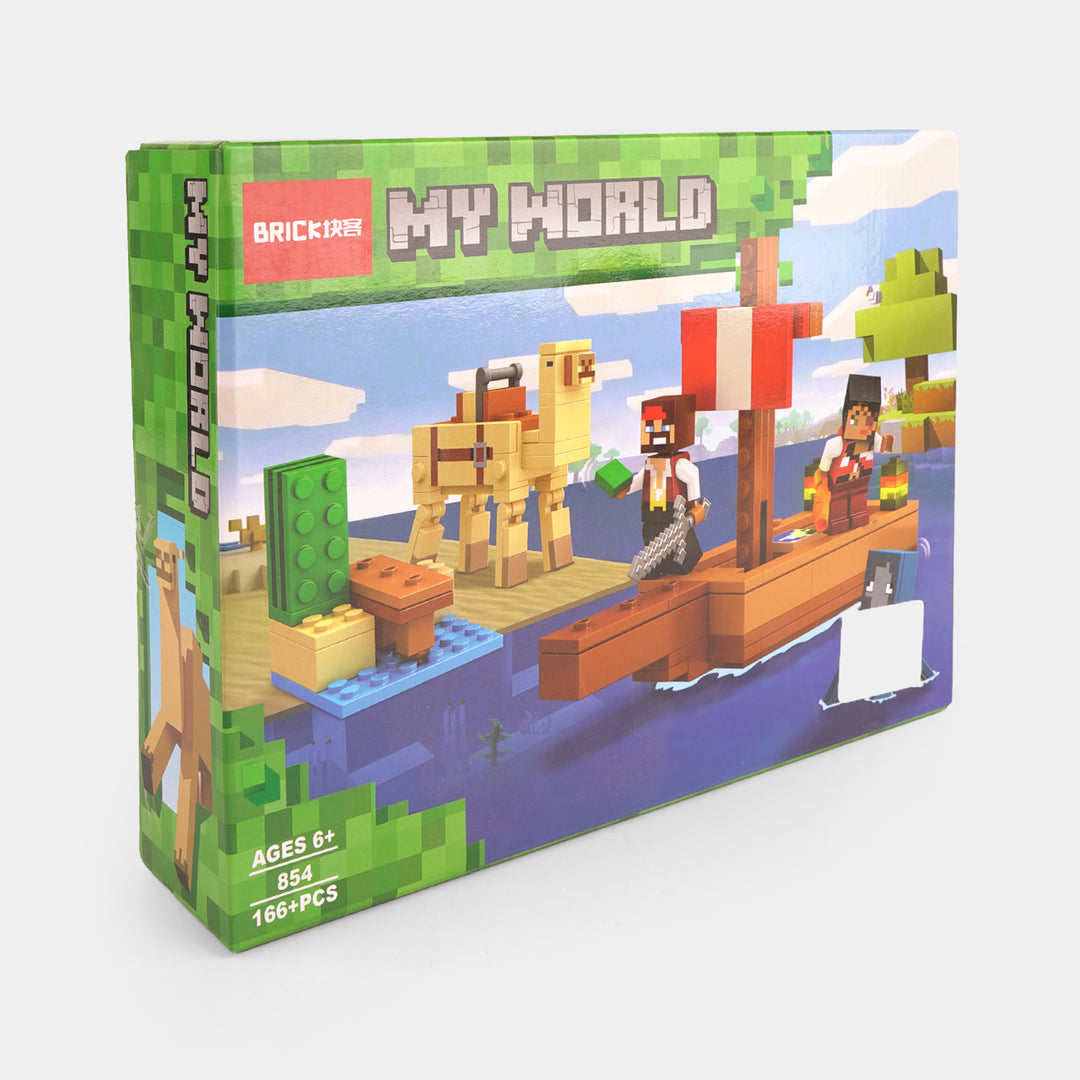 My World Building Blocks Set | 166Pcs
