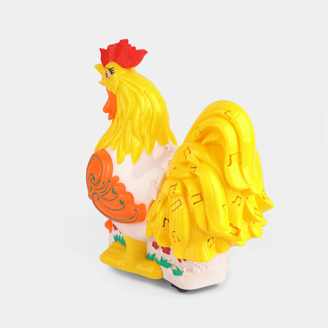 Electric Light-Up and Musical Rooster Toy