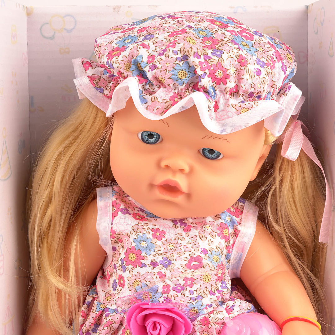 14" Doll Set with Play Accessories