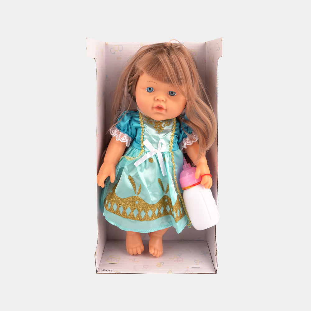 Cute Baby Fashion Doll and Feeding Playset