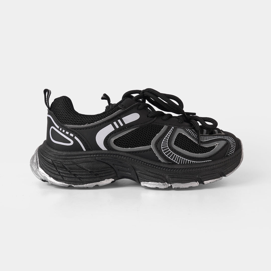 Girls Jogger B04-BLACK