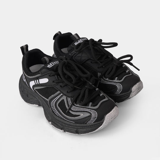 Girls Jogger B04-BLACK