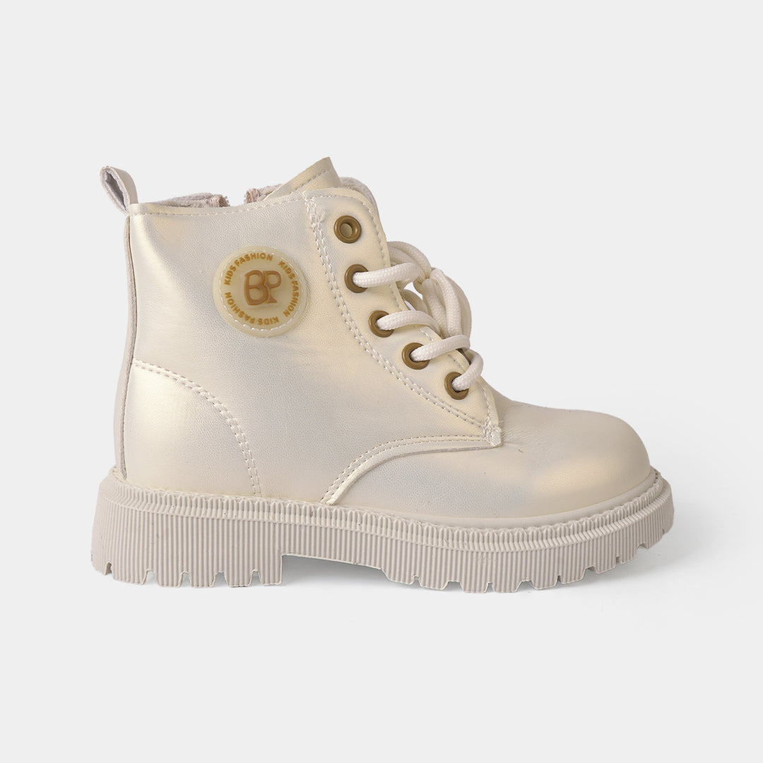 Girls Boots A03-SILVER