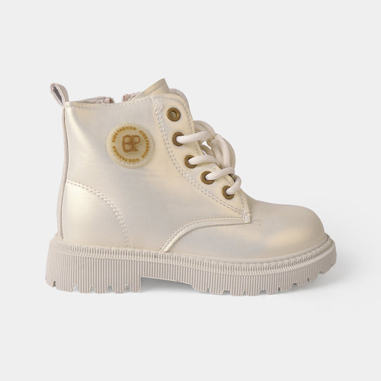 Girls Boots A03-SILVER