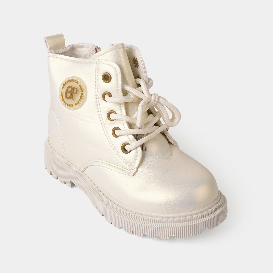 Girls Boots A03-SILVER