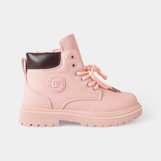 Girls Boots A01-Pink-1