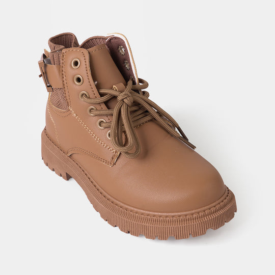 Boys Boots A02-BROWN-1