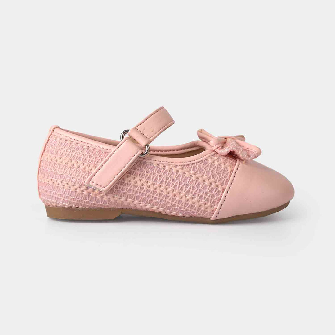 Girls Pumps ES-20-Peach