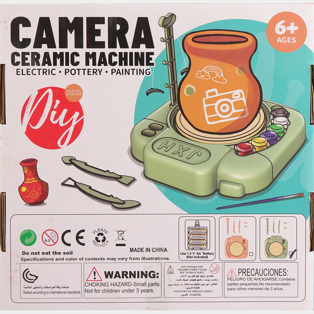 Motorized Ceramic Wheel Craft Set for Kids