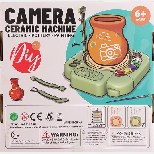 Motorized Ceramic Wheel Craft Set for Kids