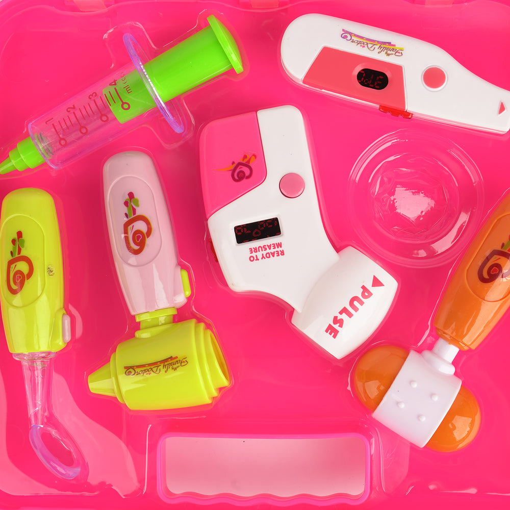 Kids Pretend Play Doctor Kit carrying Case Set