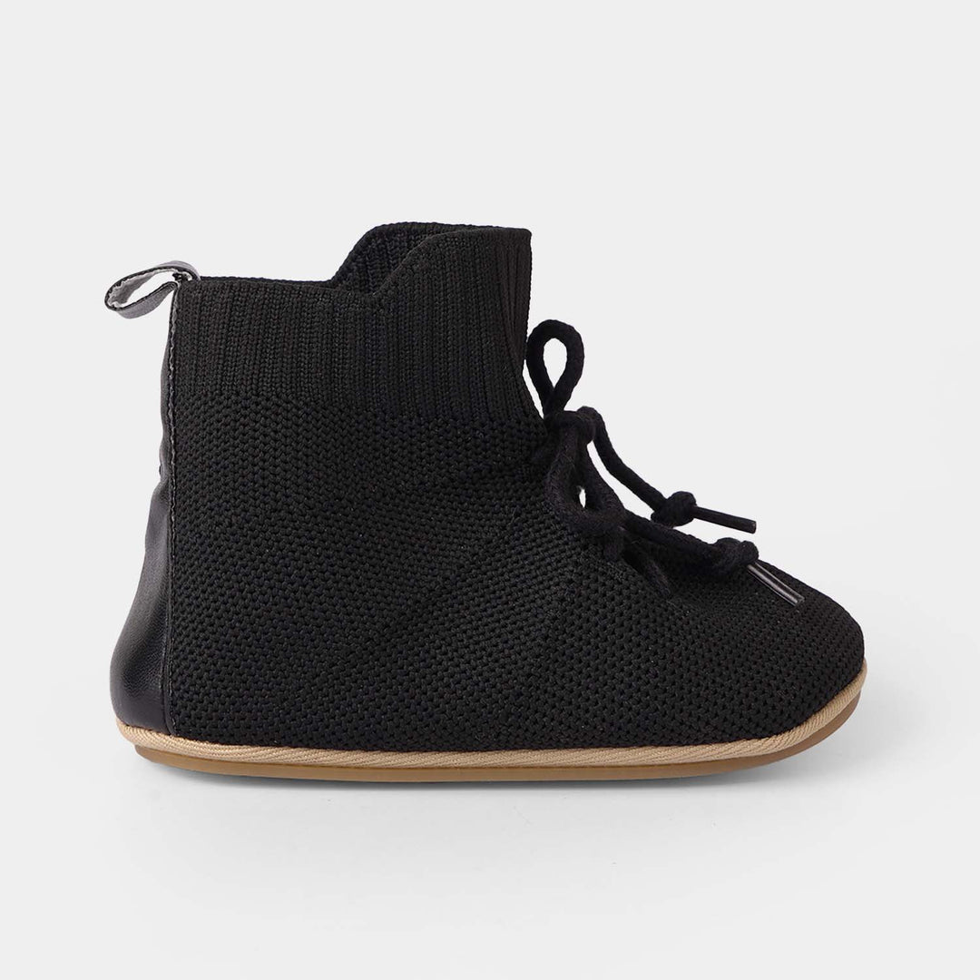 Boys Shoes F49-BLACK