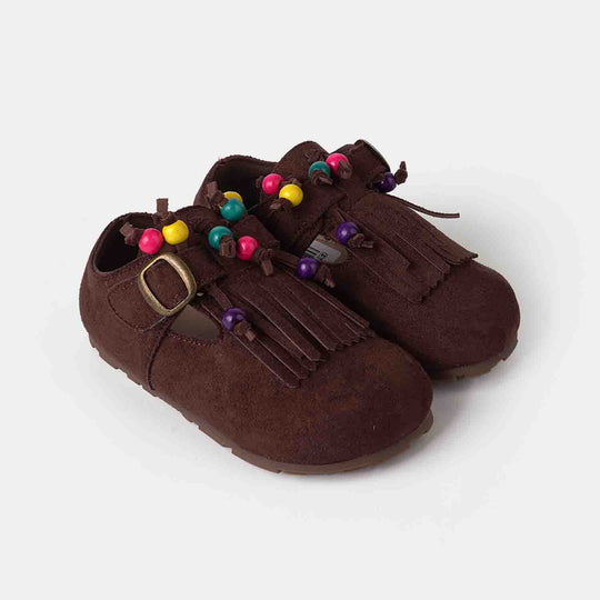 Girls Pumps C12 - Coffee