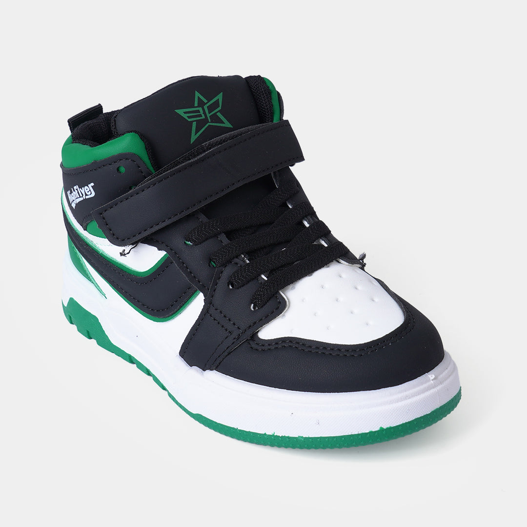 Boys Sneaker B10-BLACK