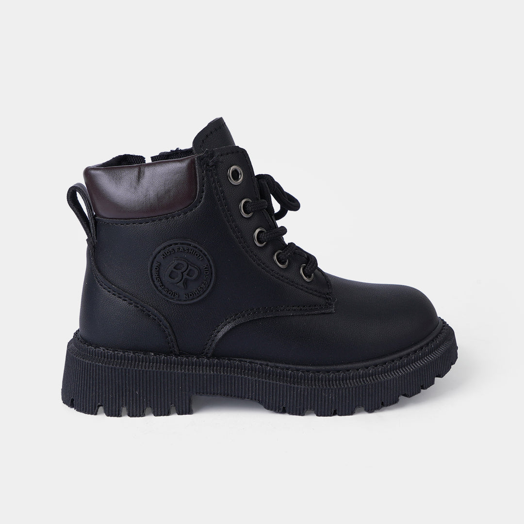 Boys Boots A01-BLACK