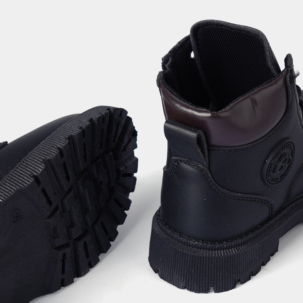 Boys Boots A01-BLACK