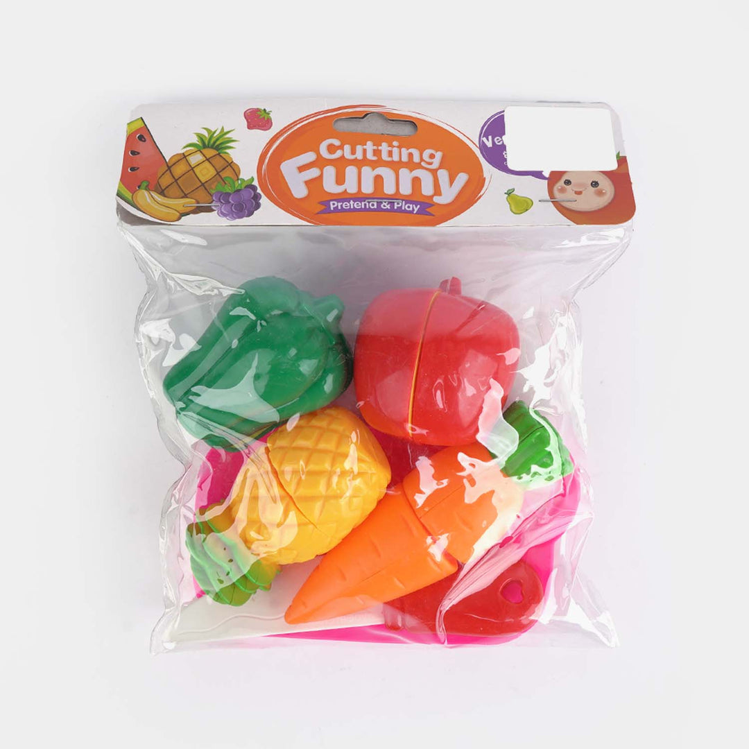 Interactive Kitchen Pretend Play Vegetable Toy Set