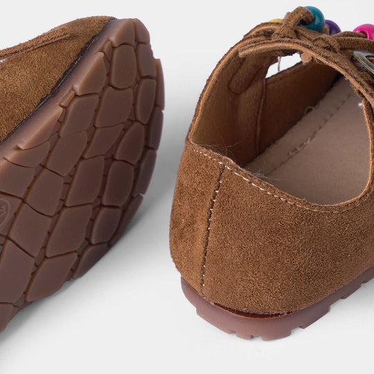Girls Pumps C12 - Brown