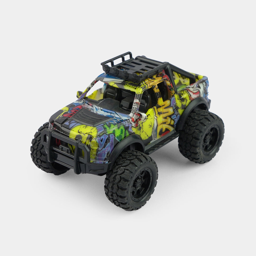 Kids Graffiti Print Off-Road Monster Truck Toy