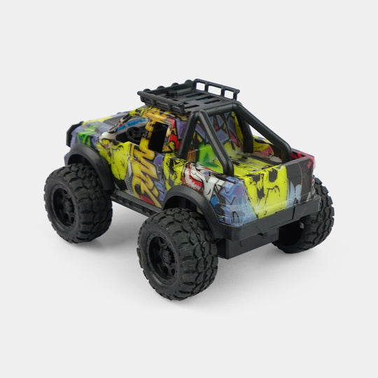 Kids Graffiti Print Off-Road Monster Truck Toy