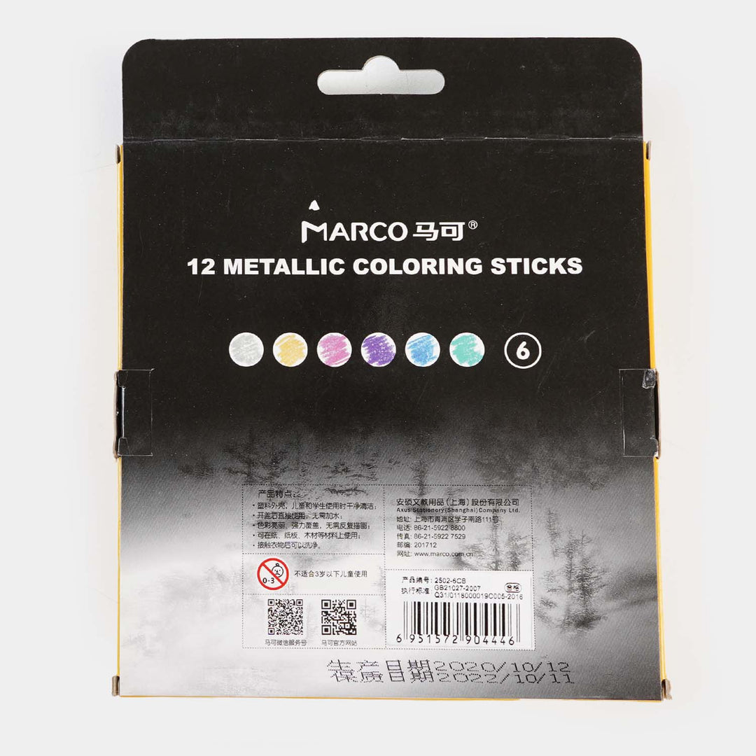 Marco Metallic Coloring Sticks For Kids