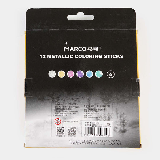 Marco Metallic Coloring Sticks For Kids