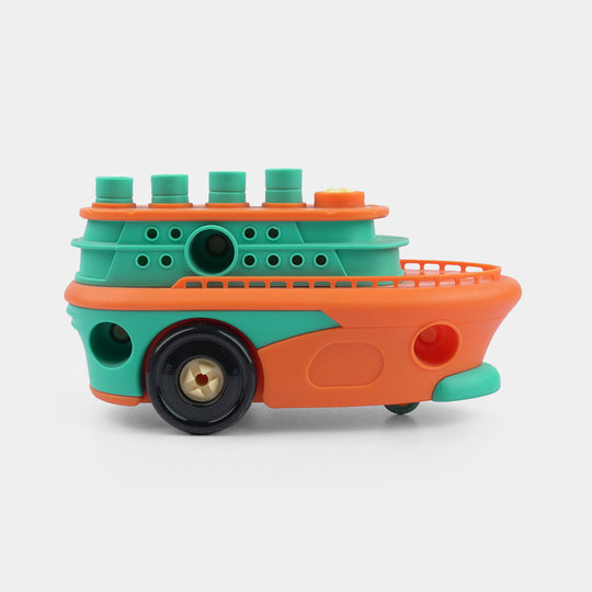 Children's DIY Assembly Boat Building Toy