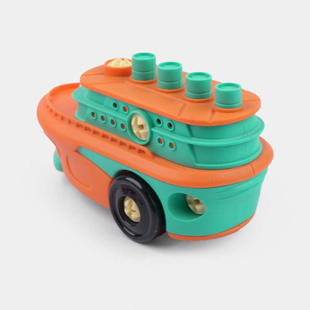 Children's DIY Assembly Boat Building Toy