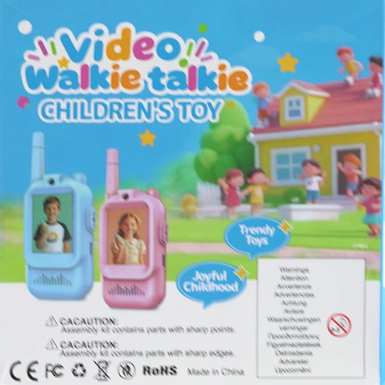 Kids Video Walkie Talkie Toy with Camera