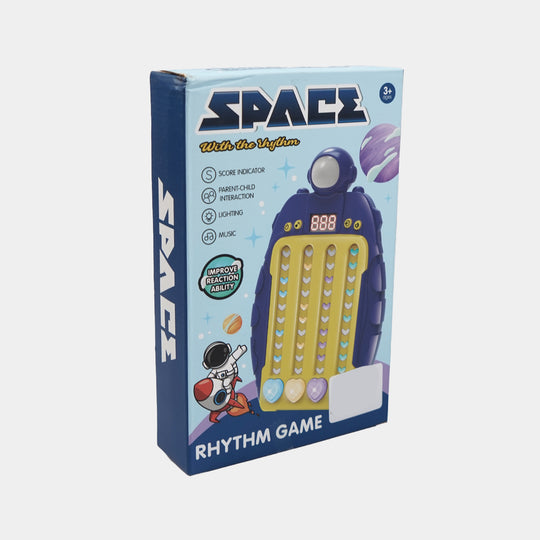 Rhythm Game Machine Quick Push Pop Game with Music and Lights