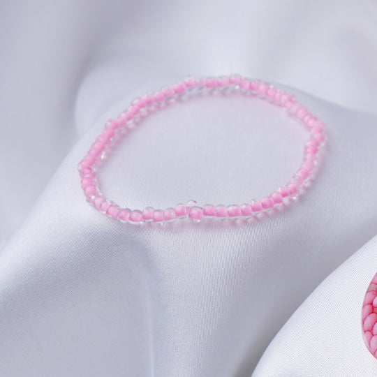 Girls Charm Beaded Necklace & Bracelet