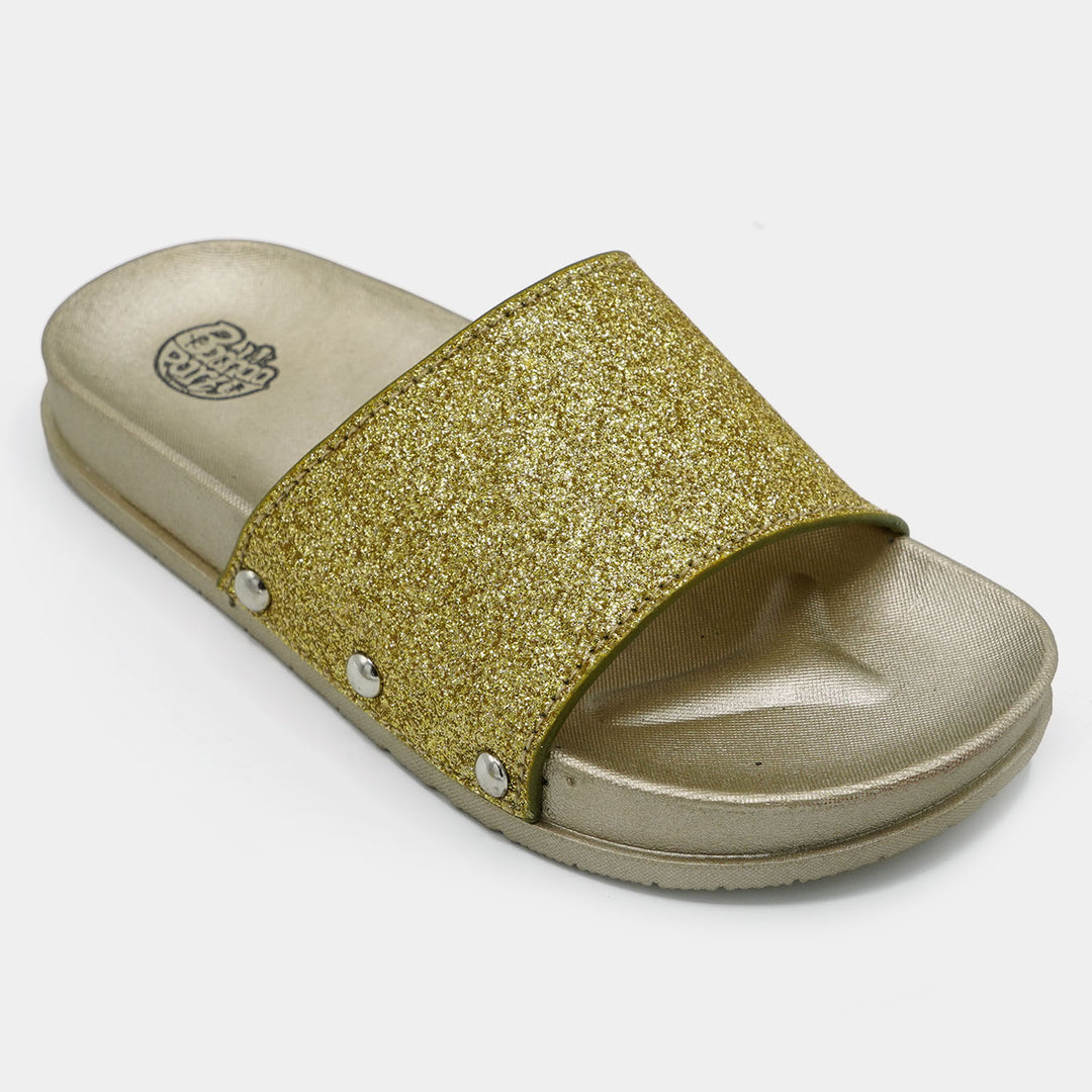 Girls Slipper CL-13-Gold
