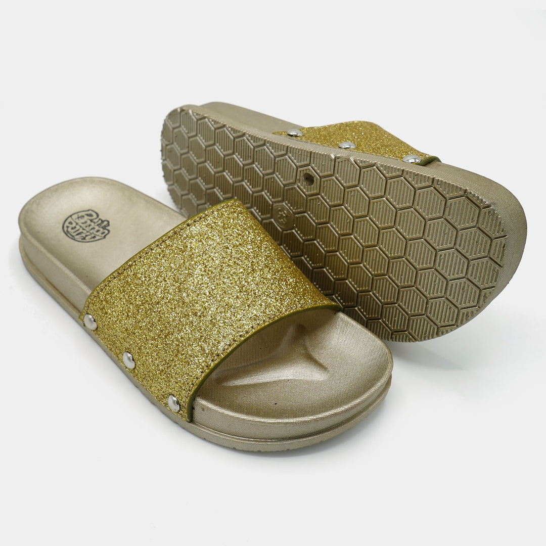 Girls Slipper CL-13-Gold