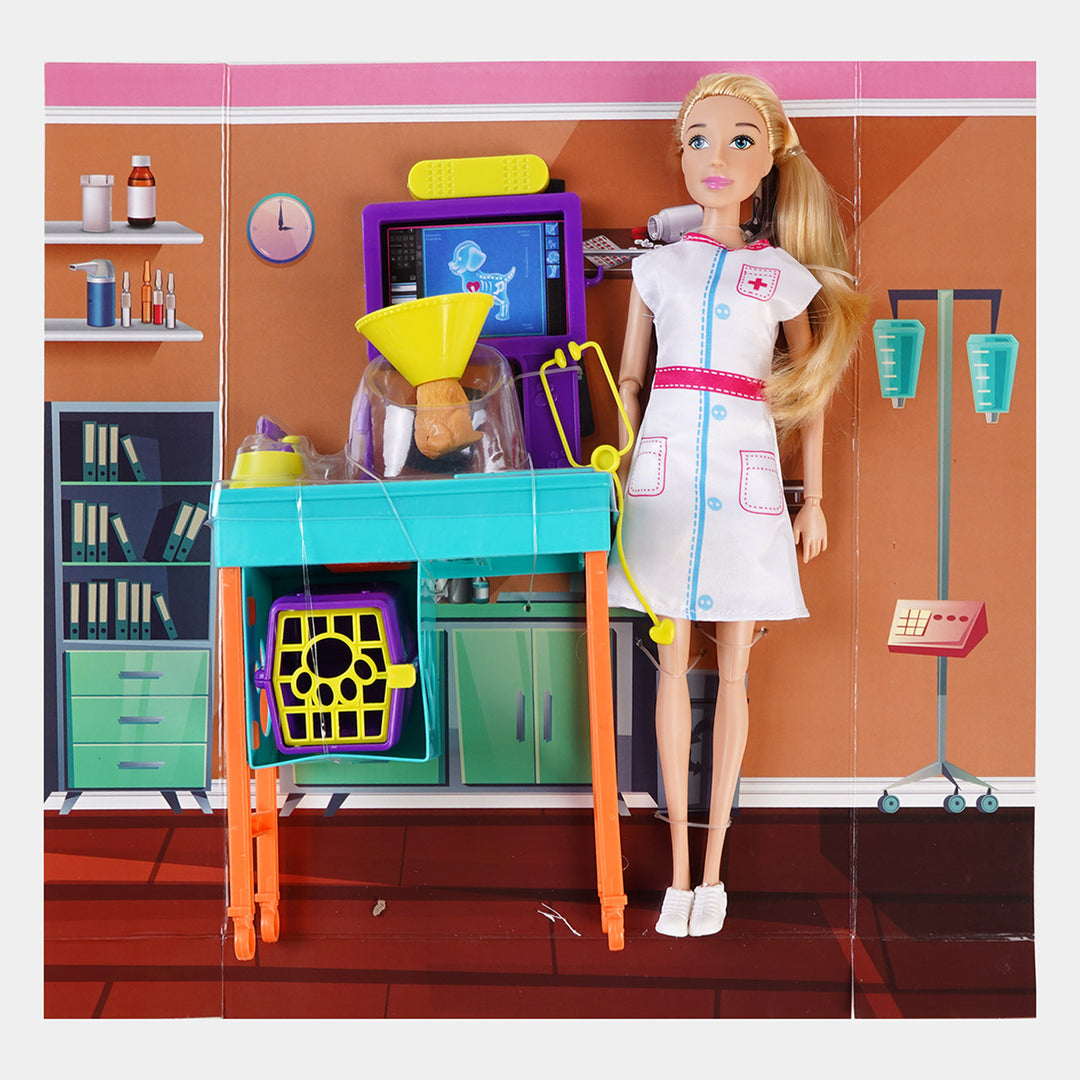 Doll Doctor Play Set For Girls