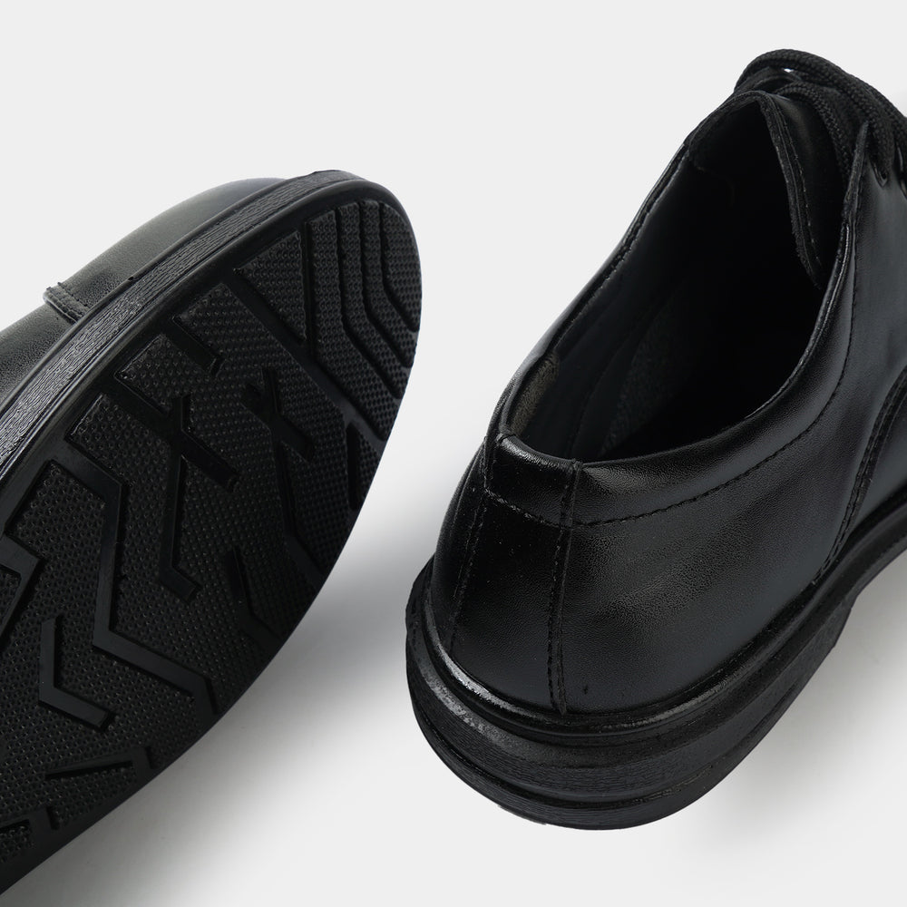 Boys School Shoes CS-013-BLACK