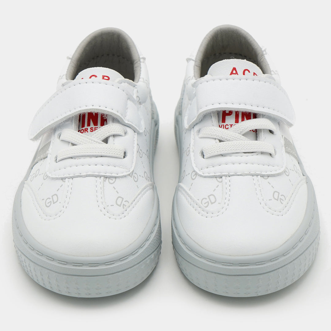 Girls Sneakers 2288C-White/Red