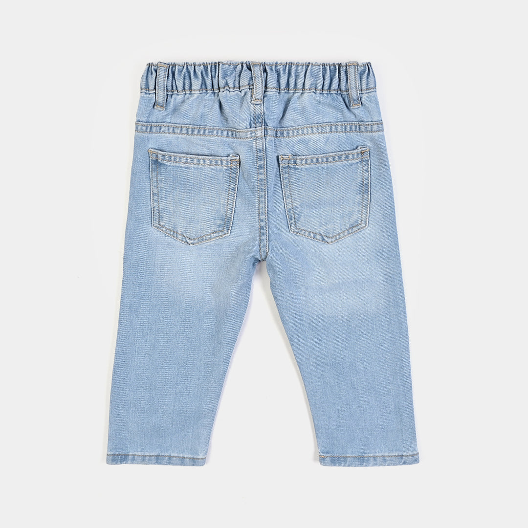 Infant Boys Denim rigid Pant Dino- Blue