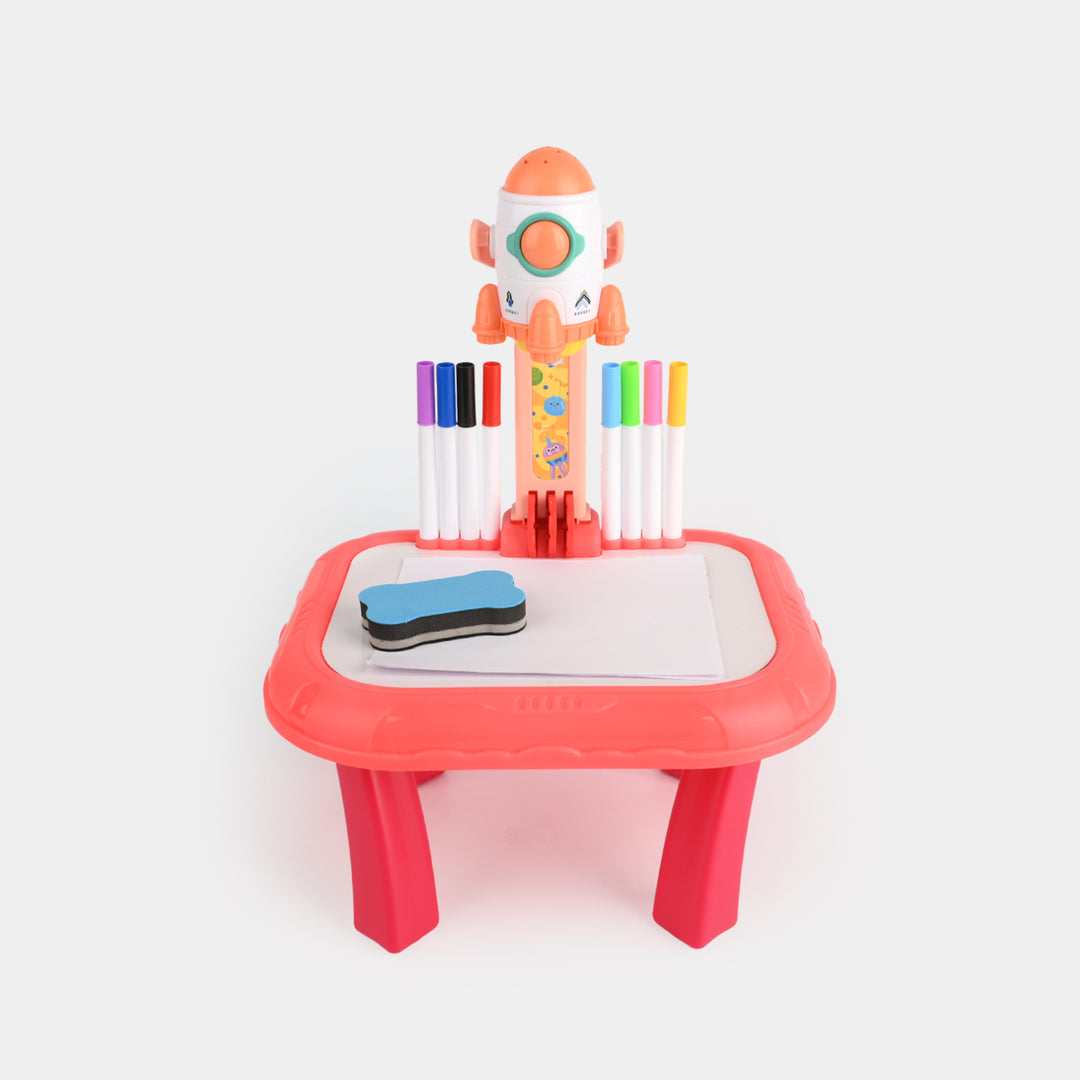 Rocket Art Painting Projector Drawing Board Table