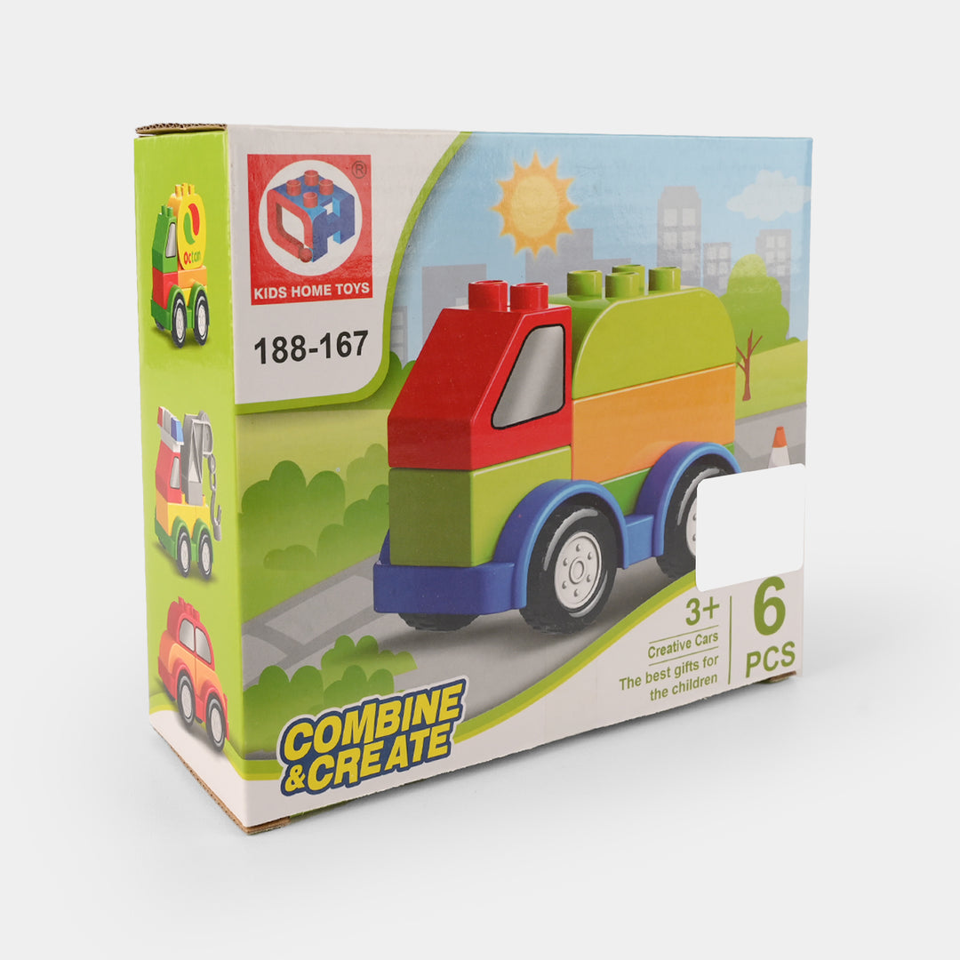 Combine & Create Creative Car Blocks Set