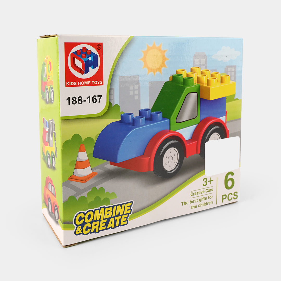 Combine & Create Creative Car Blocks Set