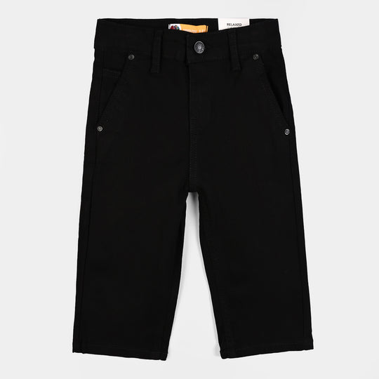 Boys Denim Rigid Pan - BLACK