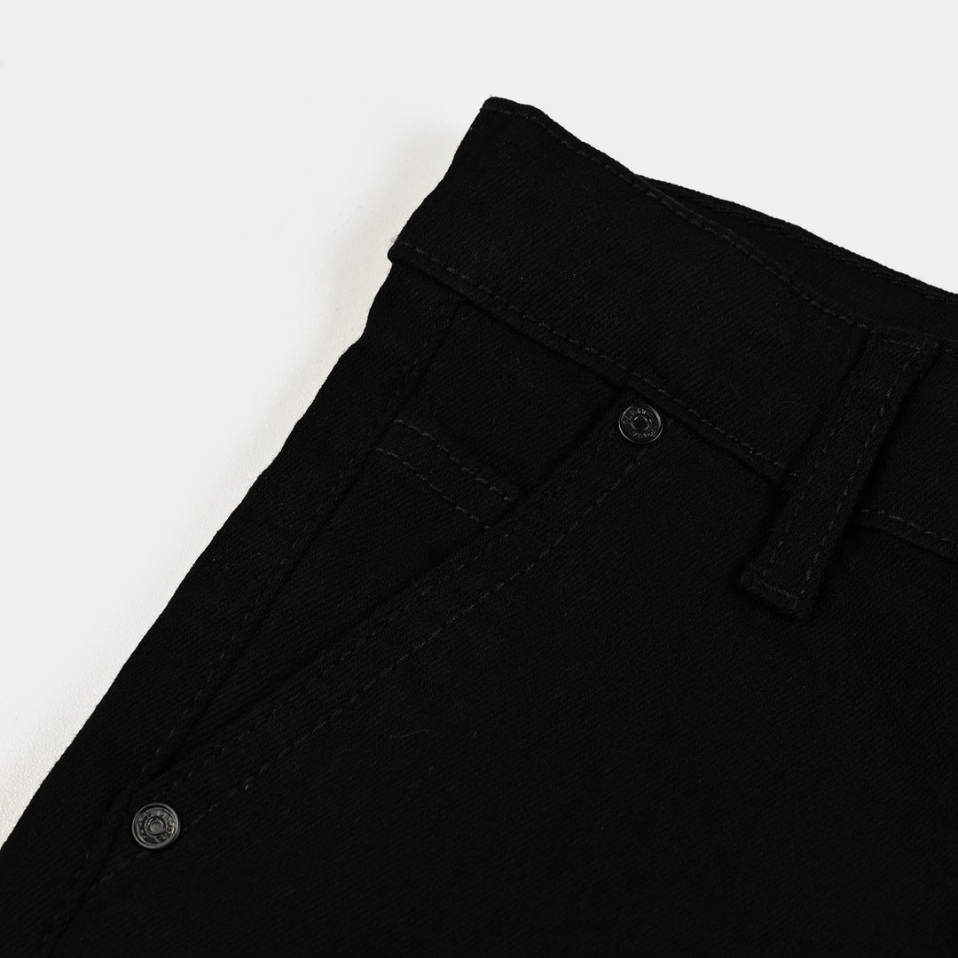 Boys Denim Rigid Pan - BLACK