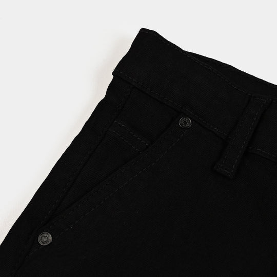 Boys Denim Rigid Pan - BLACK