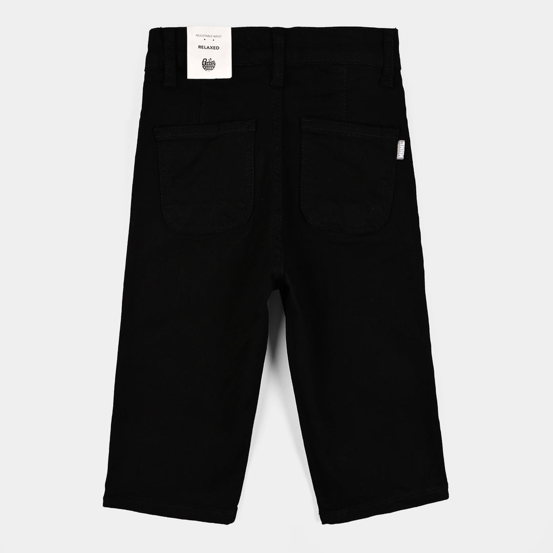 Boys Denim Rigid Pan - BLACK