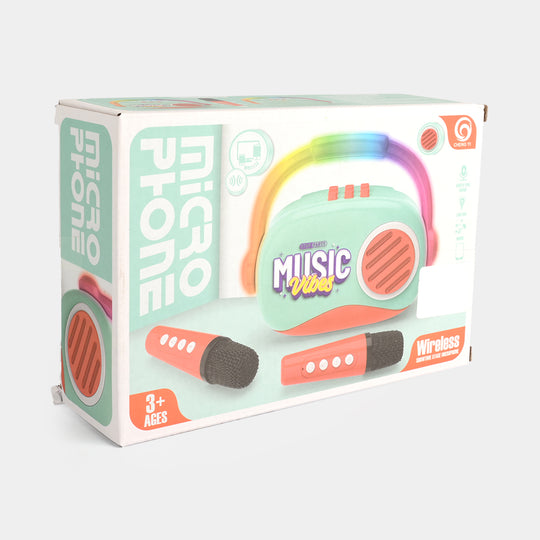 Music Vibes Wireless Microphone & Speaker Set