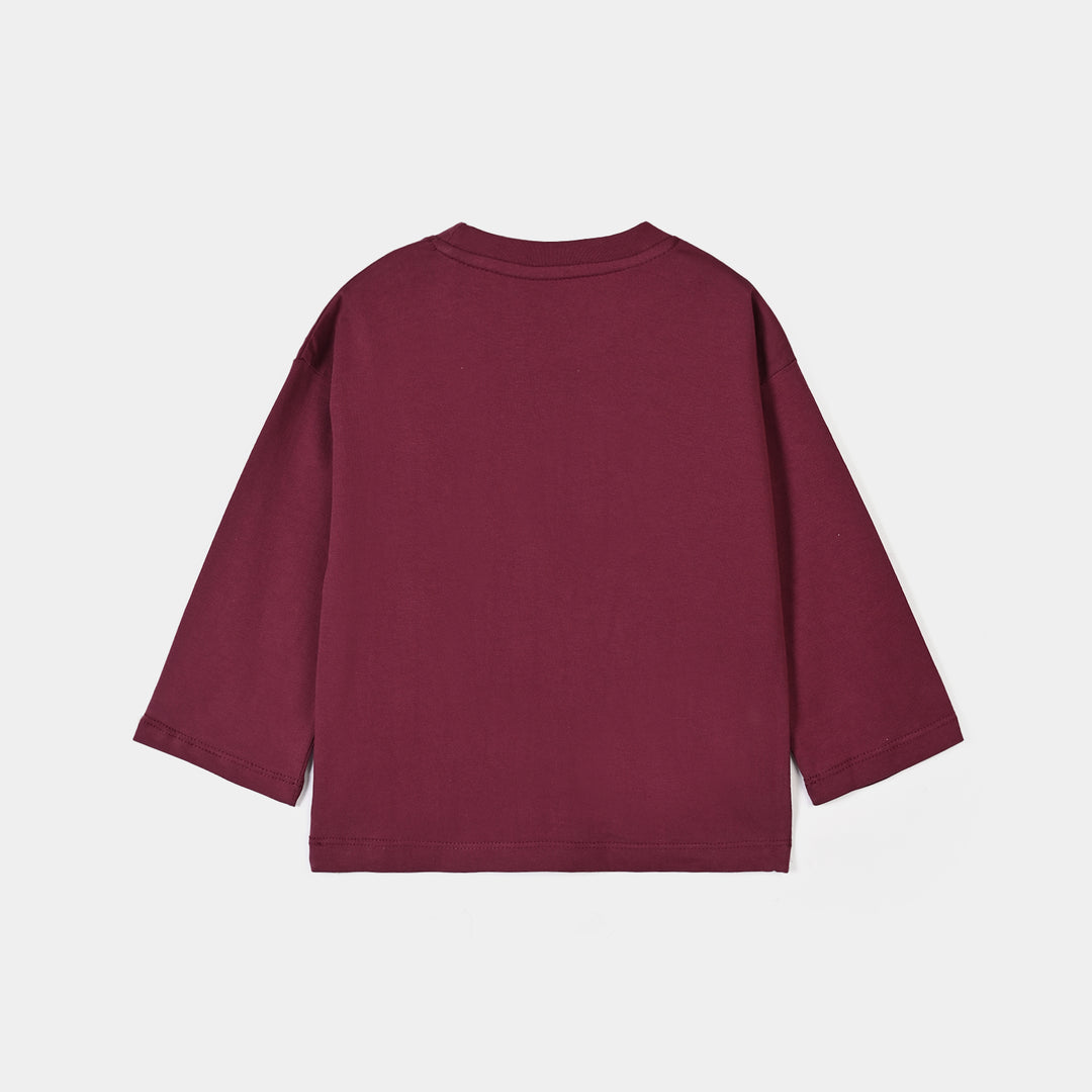 Girls Cotton Jersey T-Shirt Flowers-Rhododendron