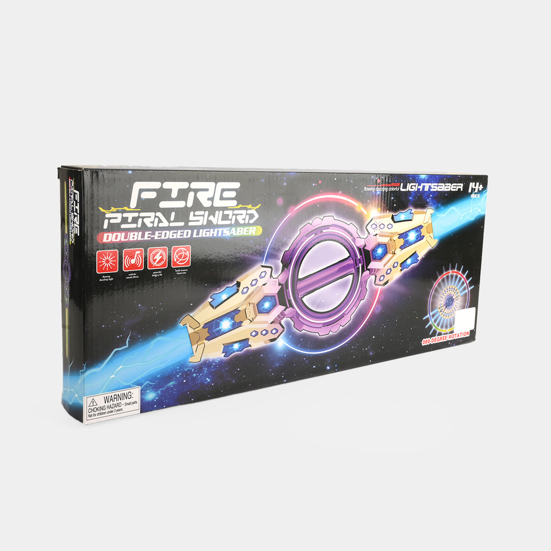 360-Degree LED Double-Edged Sword