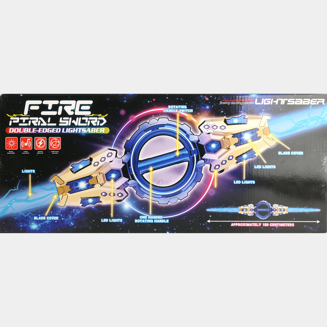 360-Degree LED Double-Edged Sword