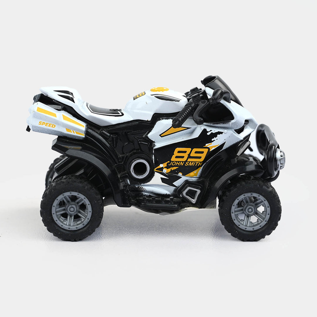 Alloy Pull-Back Friction Powered Vehicle