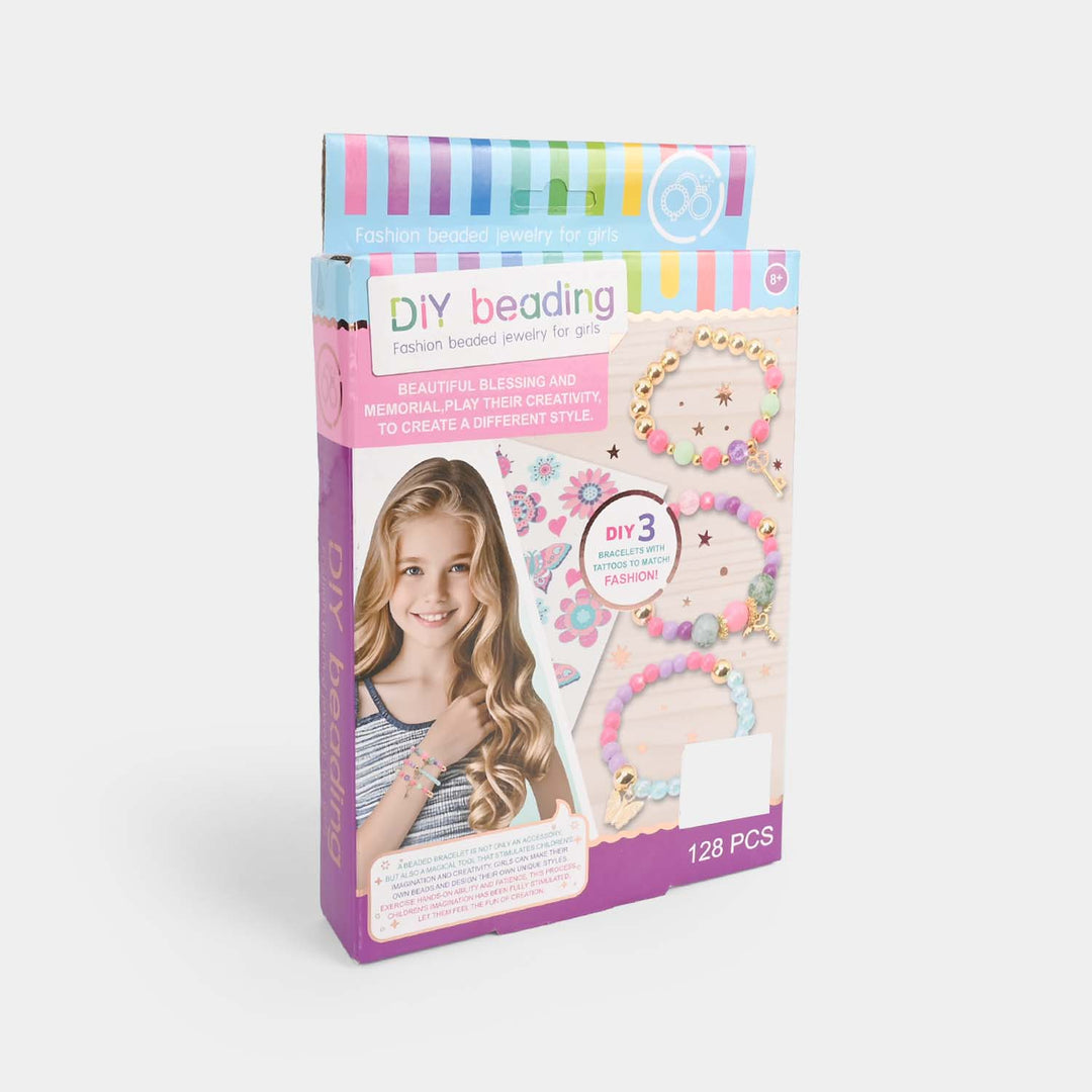 DIY Beads Bracelet Nail Polish Set